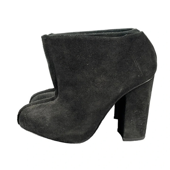 Acne Black Suede Ankle  Boots Size 36/6 - Picture 1 of 11